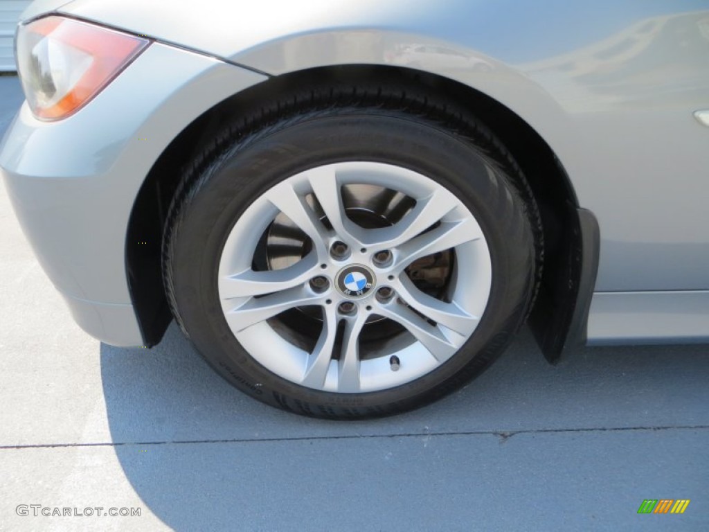 2008 3 Series 328i Sedan - Arctic Metallic / Beige photo #10