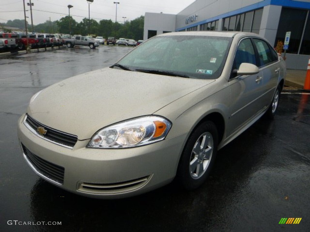 Gold Mist Metallic 2009 Chevrolet Impala LT Exterior Photo #83025492
