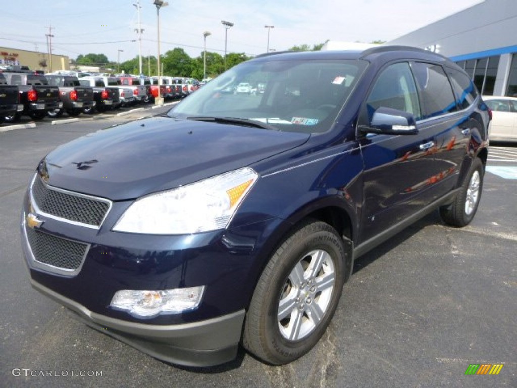 Dark Blue Metallic 2010 Chevrolet Traverse LT AWD Exterior Photo #83025939