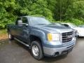 2009 Stealth Gray Metallic GMC Sierra 2500HD SLE Crew Cab 4x4  photo #1