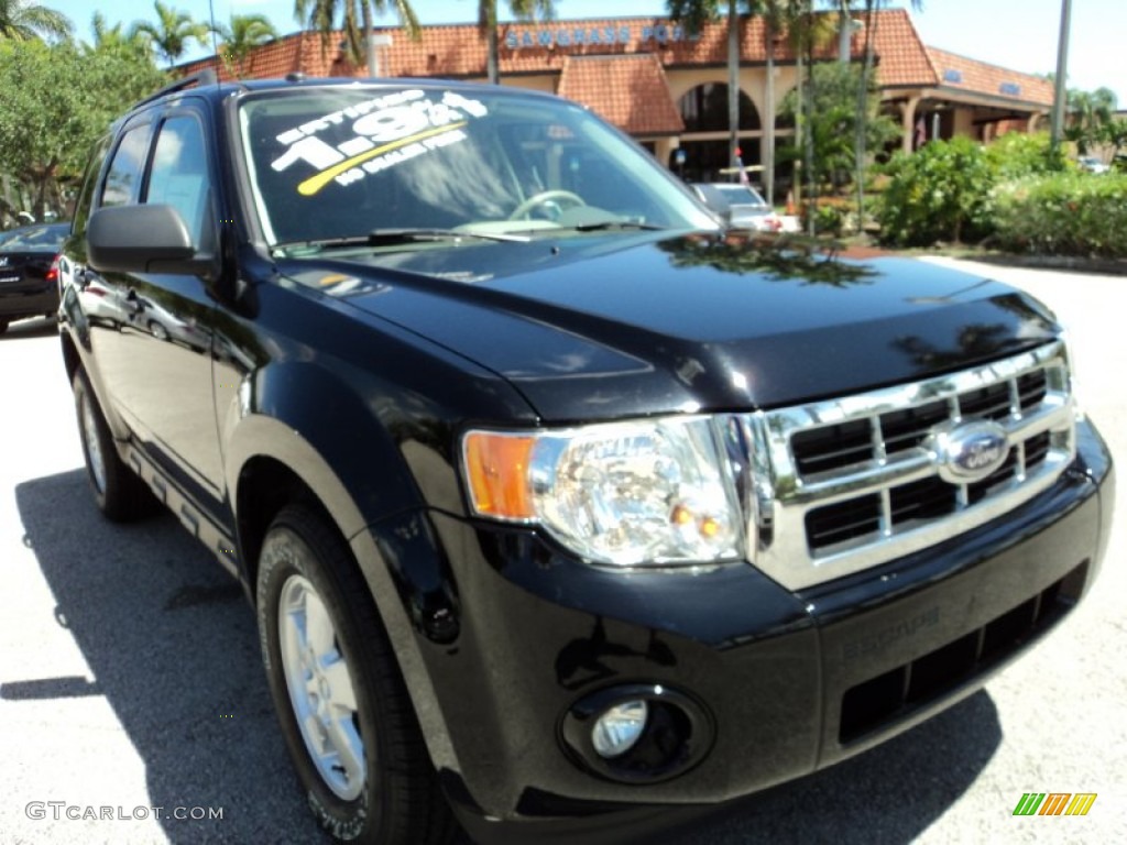 2009 Escape XLT V6 - Black / Stone photo #2