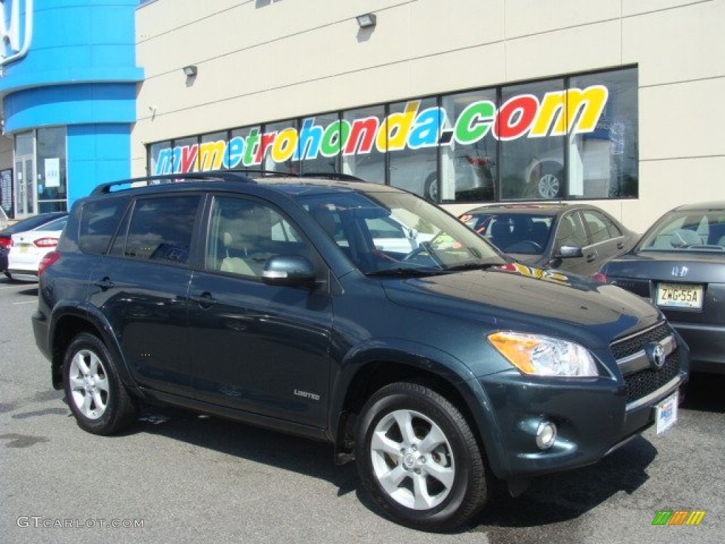 2012 RAV4 Limited 4WD - Black Forest Pearl / Sand Beige photo #1