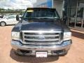 2002 Dark Shadow Grey Metallic Ford F350 Super Duty Lariat Crew Cab 4x4  photo #15