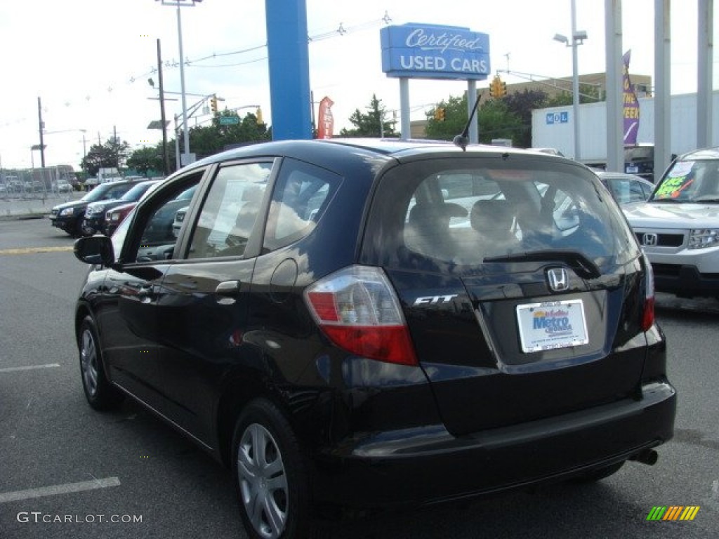 2010 Fit  - Crystal Black Pearl / Gray photo #6