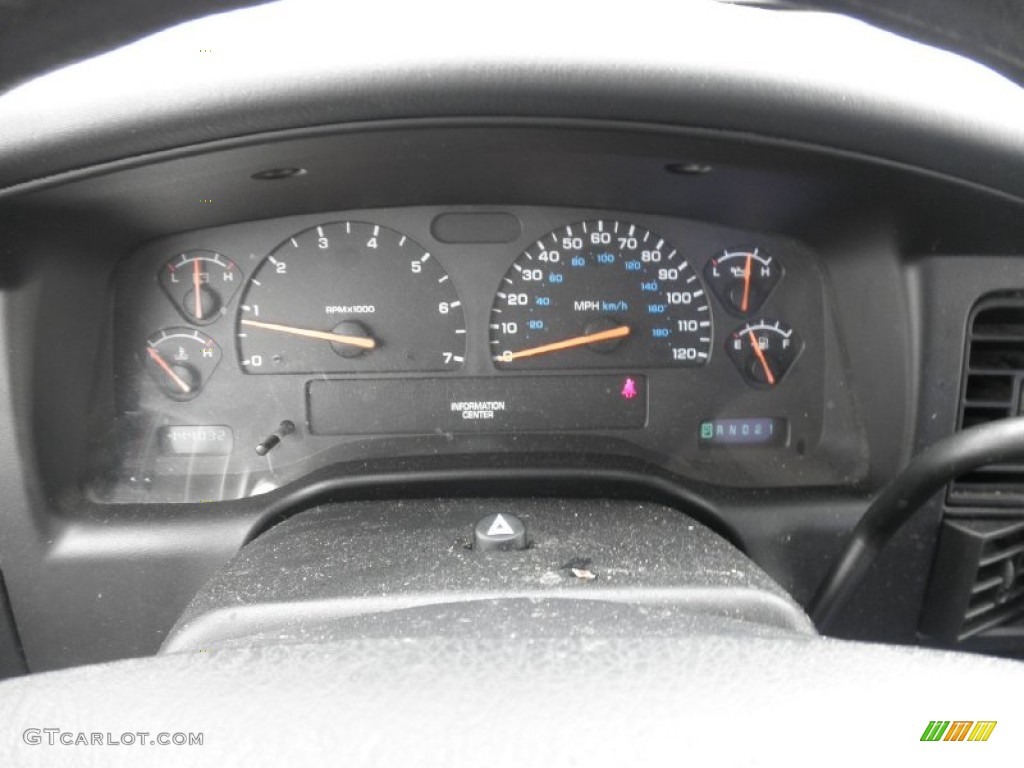 2002 Dodge Dakota SLT Regular Cab Gauges Photo #83030807