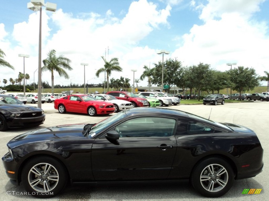 2012 Mustang V6 Premium Coupe - Lava Red Metallic / Charcoal Black photo #12