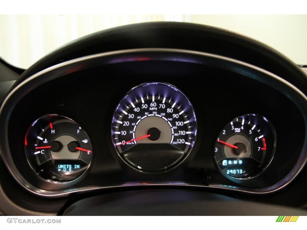 2012 Chrysler 200 Touring Convertible Gauges Photos