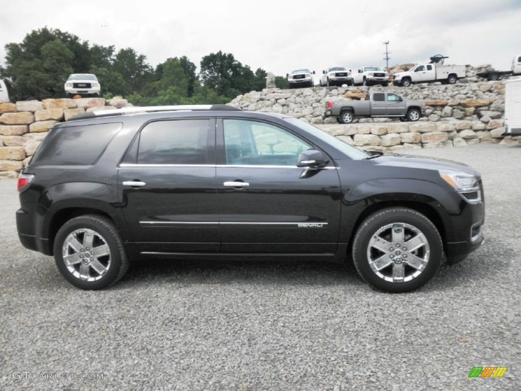 2014 Acadia Denali AWD - Carbon Black Metallic / Ebony photo #1