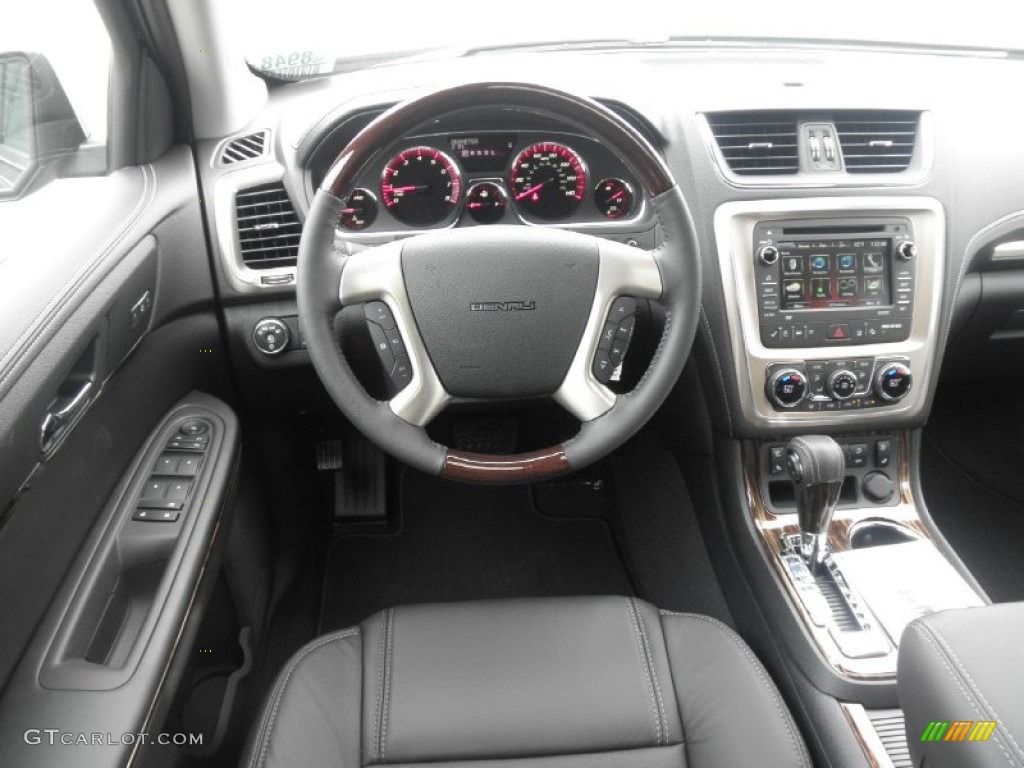 2014 GMC Acadia Denali AWD Ebony Dashboard Photo #83034079
