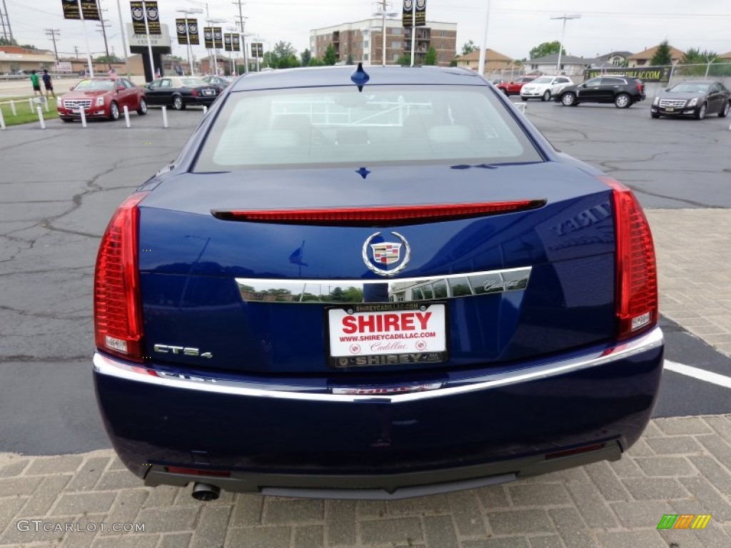 2012 CTS 4 3.0 AWD Sedan - Opulent Blue Metallic / Light Titanium/Ebony photo #5