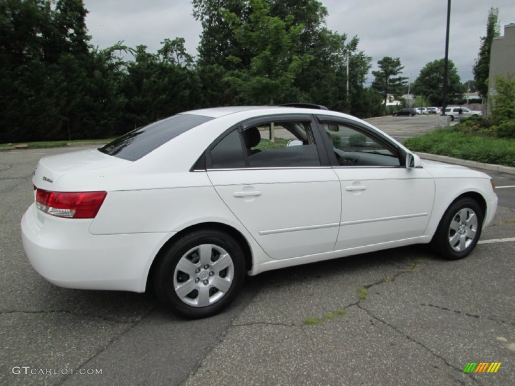 2007 Sonata GLS - Arctic White / Beige photo #8