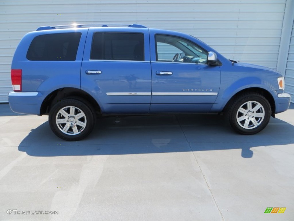 Marine Blue Pearl 2008 Chrysler Aspen Limited Exterior Photo #83035216
