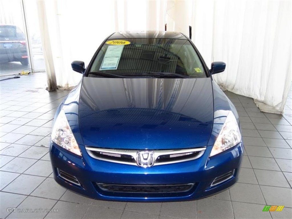 2006 Accord EX-L V6 Sedan - Sapphire Blue Pearl / Black photo #4