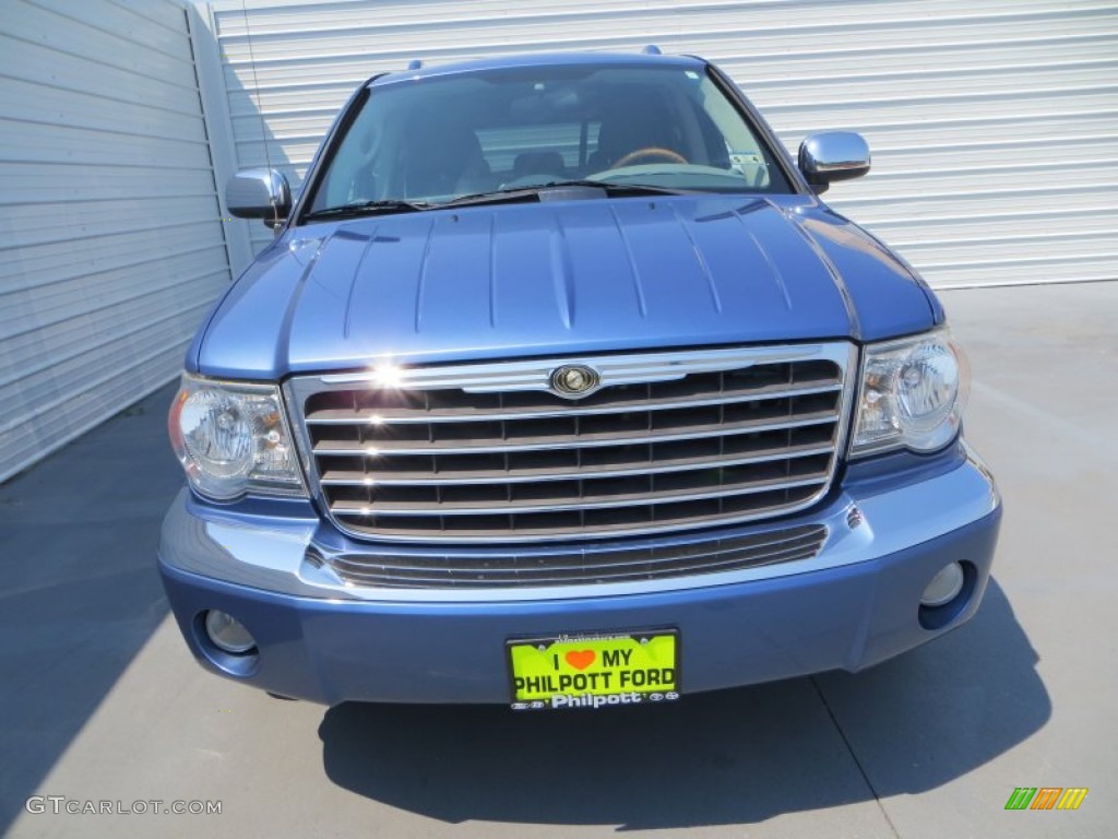 2008 Aspen Limited - Marine Blue Pearl / Dark Slate Gray/Light Slate Gray photo #8