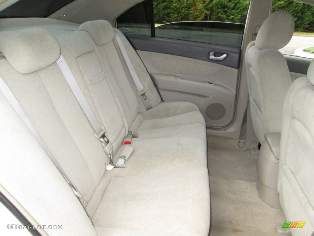 2007 Sonata GLS - Arctic White / Beige photo #17