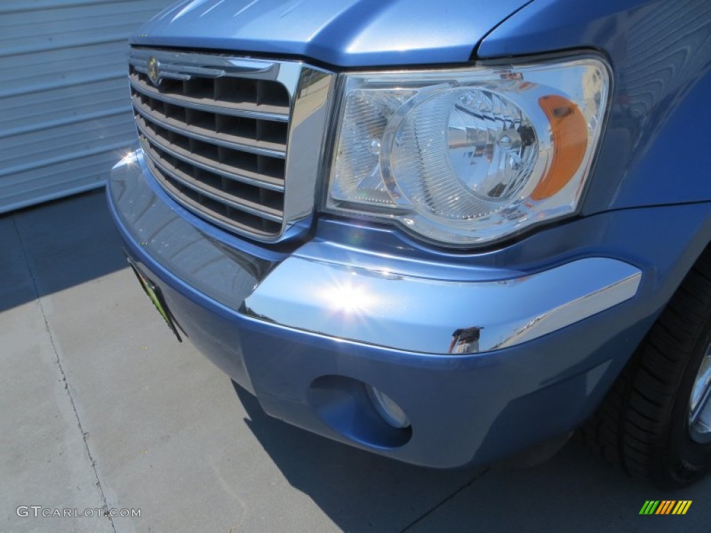 2008 Aspen Limited - Marine Blue Pearl / Dark Slate Gray/Light Slate Gray photo #10