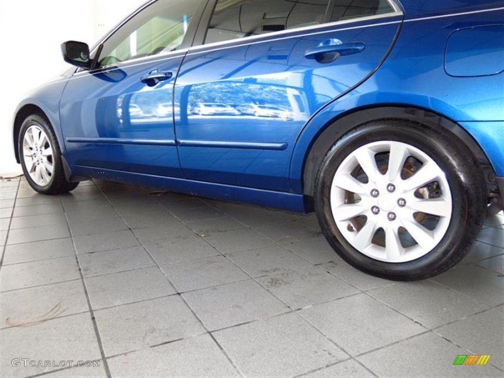 2006 Accord EX-L V6 Sedan - Sapphire Blue Pearl / Black photo #9