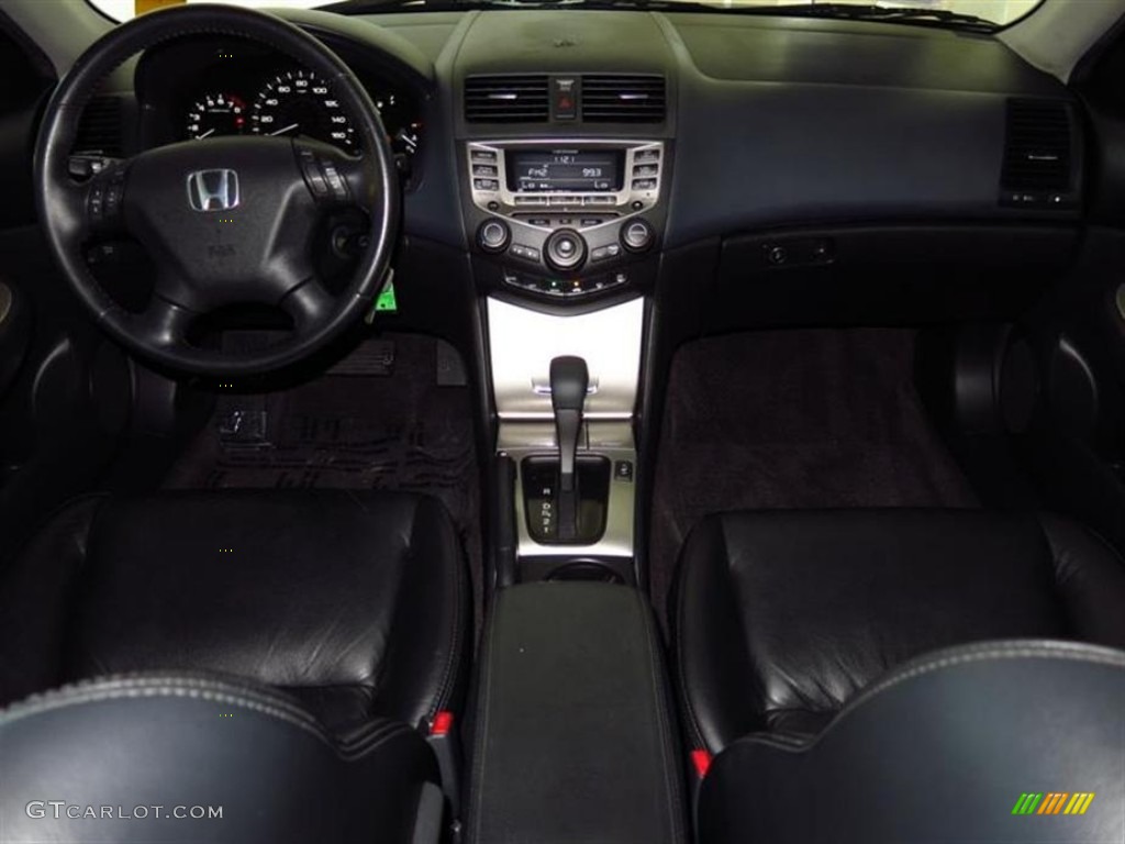 2006 Accord EX-L V6 Sedan - Sapphire Blue Pearl / Black photo #10