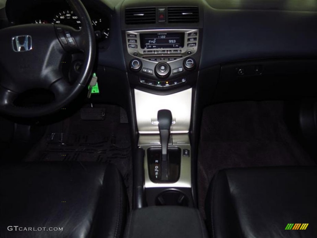 2006 Accord EX-L V6 Sedan - Sapphire Blue Pearl / Black photo #12
