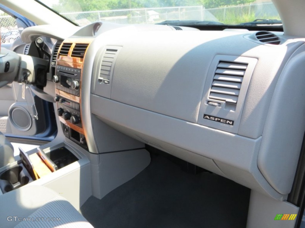 2008 Aspen Limited - Marine Blue Pearl / Dark Slate Gray/Light Slate Gray photo #20