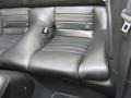 2009 Ford Mustang Black/Black Interior Rear Seat Photo