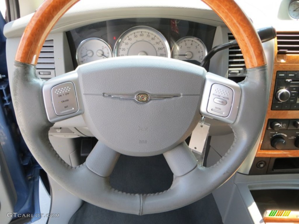 2008 Aspen Limited - Marine Blue Pearl / Dark Slate Gray/Light Slate Gray photo #35