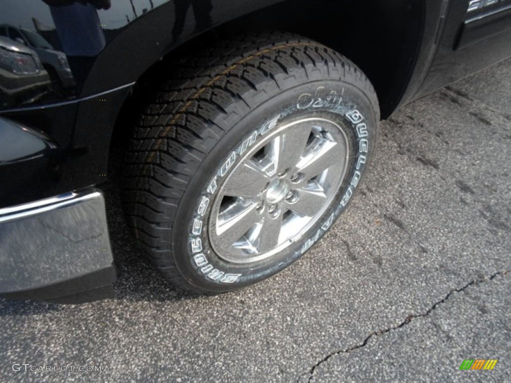 2013 Sierra 1500 SLE Extended Cab 4x4 - Onyx Black / Ebony photo #3