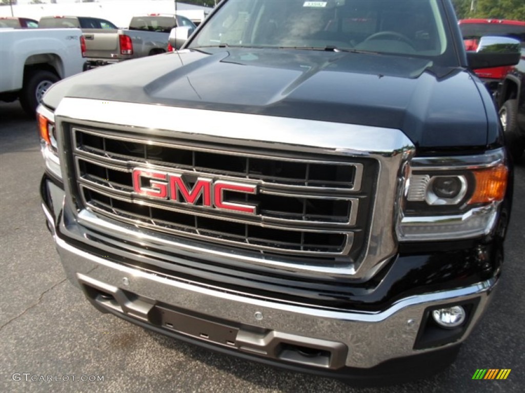 2014 Sierra 1500 SLT Crew Cab 4x4 - Onyx Black / Jet Black/Dark Ash photo #2