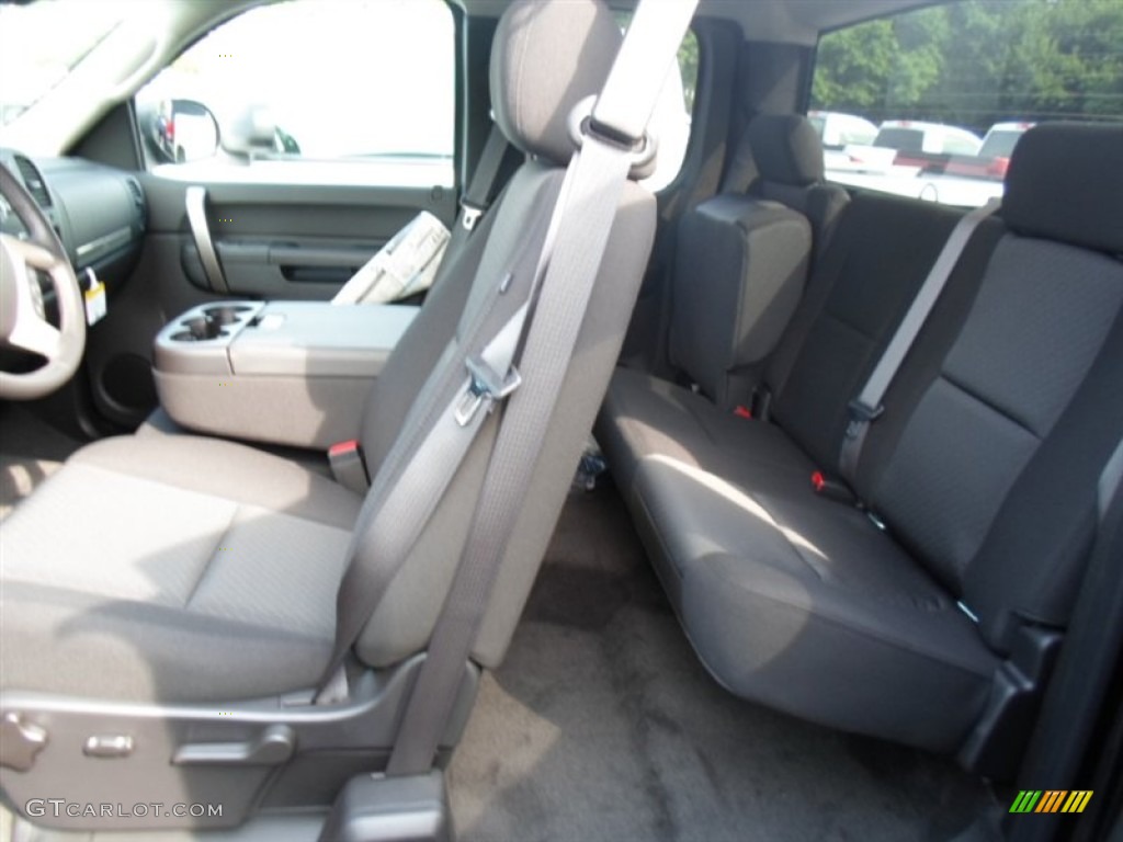 2013 Sierra 1500 SLE Extended Cab 4x4 - Onyx Black / Ebony photo #4