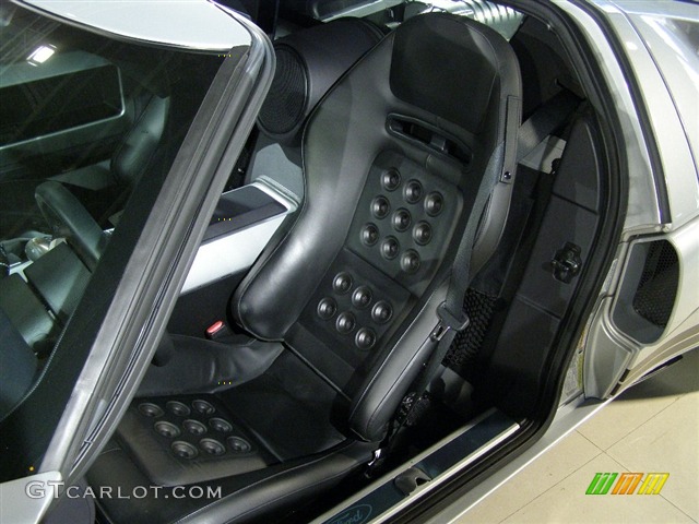 Ebony Black Interior 2005 Ford GT Standard GT Model Photo #83040
