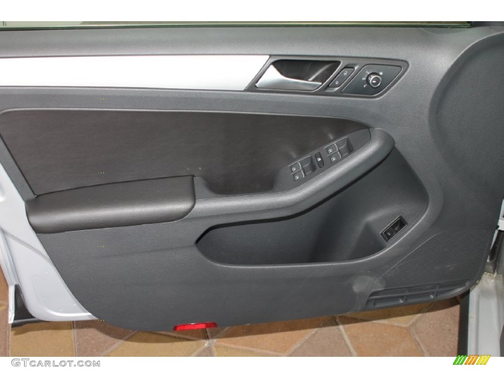 2013 Volkswagen Jetta GLI Autobahn Titan Black Door Panel Photo #83041197