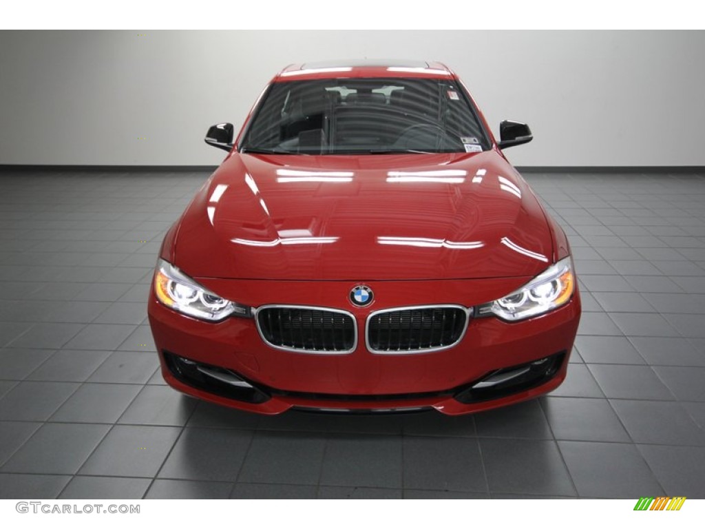 2012 3 Series 328i Sedan - Melbourne Red Metallic / Black photo #6