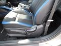 2013 Hyundai Veloster Blue Interior Front Seat Photo