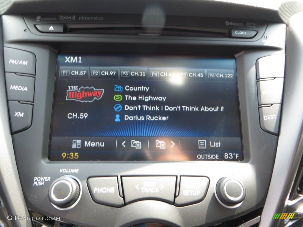 2013 Veloster Turbo - Matte Gray / Blue photo #28