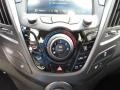 2013 Hyundai Veloster Blue Interior Controls Photo