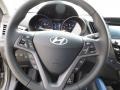 2013 Hyundai Veloster Blue Interior Steering Wheel Photo