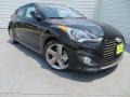 2013 Ultra Black Hyundai Veloster Turbo  photo #1