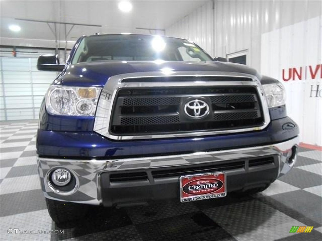 2010 Tundra TRD Double Cab - Nautical Blue Metallic / Graphite Gray photo #2