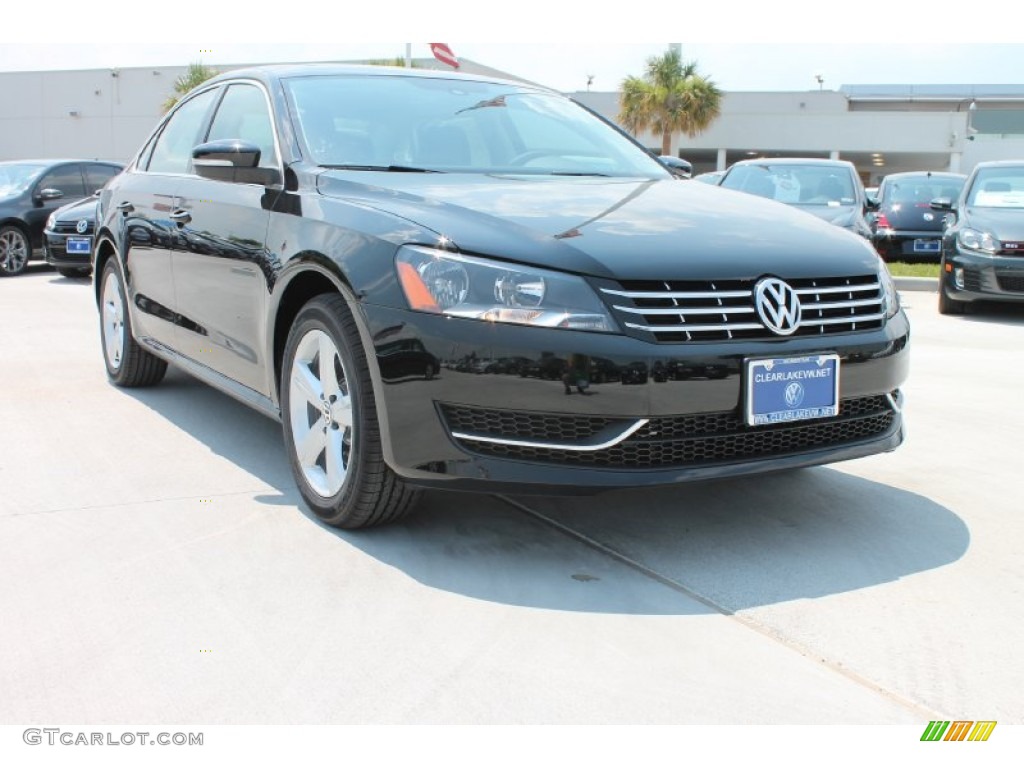 2013 Passat TDI SE - Black / Titan Black photo #1