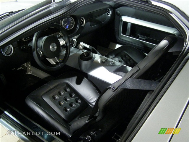 Ebony Black Interior 2005 Ford GT Standard GT Model Photo #83046