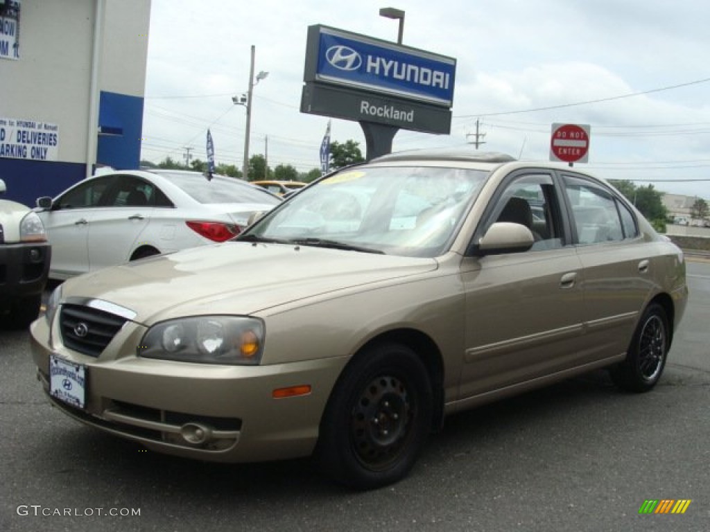 2006 Elantra GLS Sedan - Champagne Beige / Beige photo #1