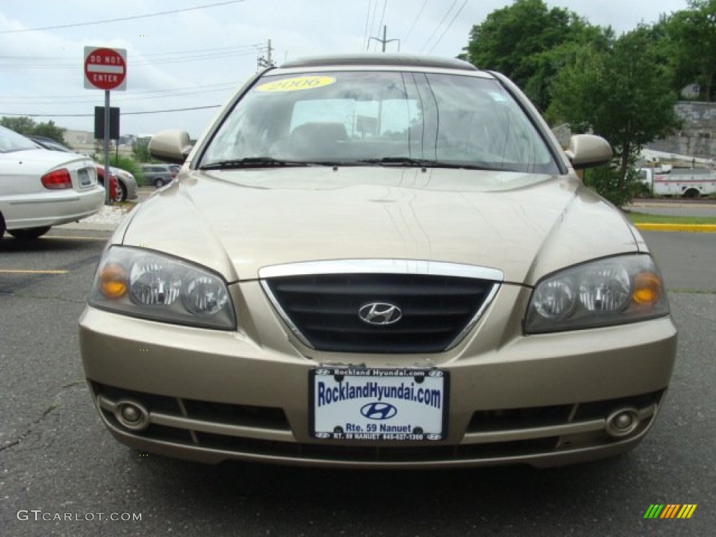 2006 Elantra GLS Sedan - Champagne Beige / Beige photo #2