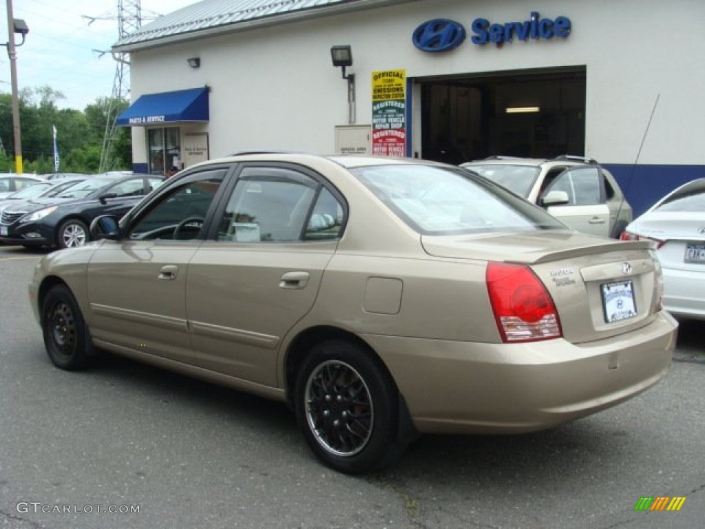 2006 Elantra GLS Sedan - Champagne Beige / Beige photo #6