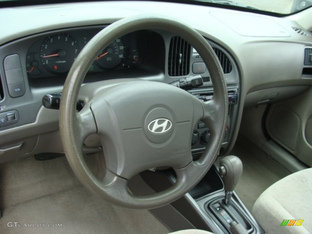 2006 Elantra GLS Sedan - Champagne Beige / Beige photo #9