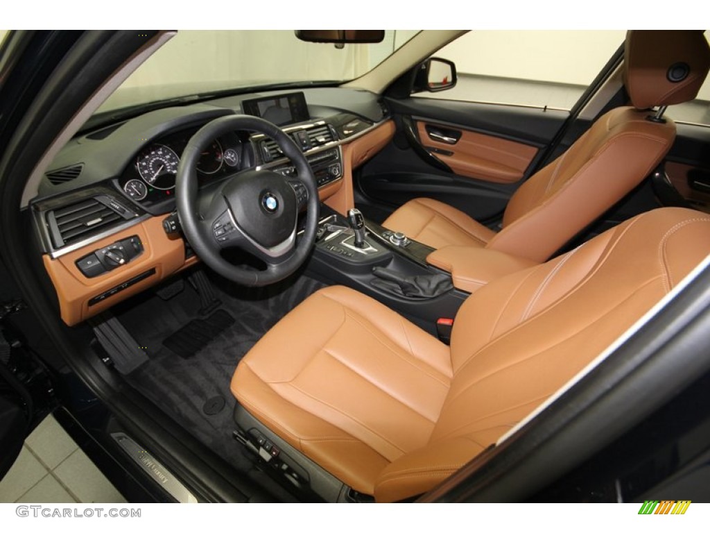 Saddle Brown Interior 2012 BMW 3 Series 328i Sedan Photo #83045561