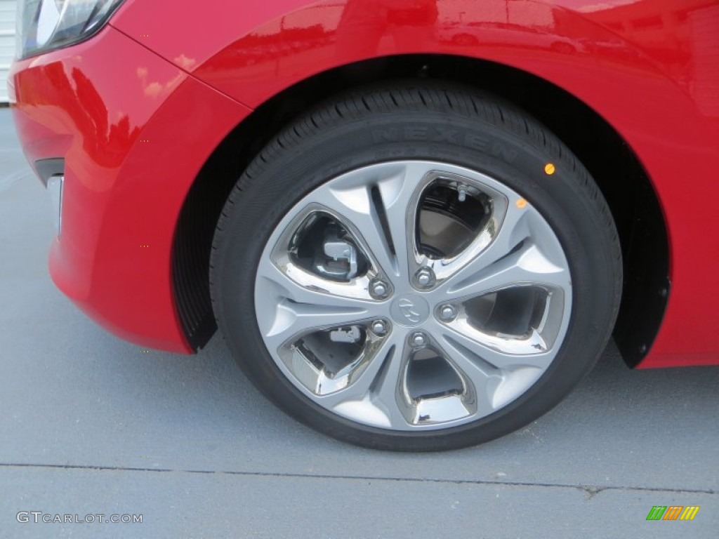 2013 Elantra GT - Volcanic Red / Beige photo #45