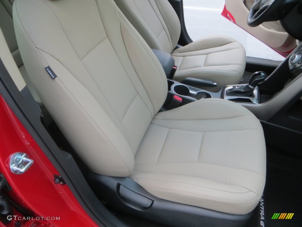 2013 Elantra GT - Volcanic Red / Beige photo #52
