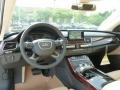Velvet Beige Dashboard Photo for 2014 Audi A8 #83046234