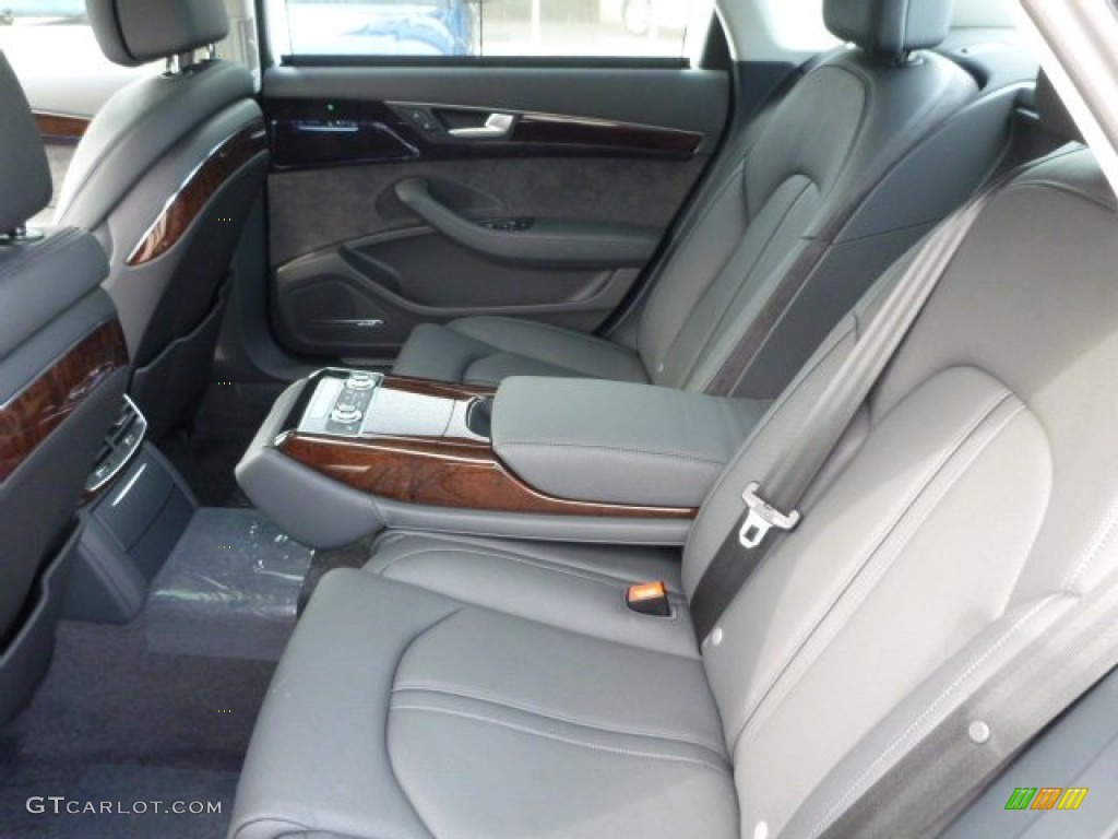 2014 Audi A8 L TDI quattro Rear Seat Photo #83046537