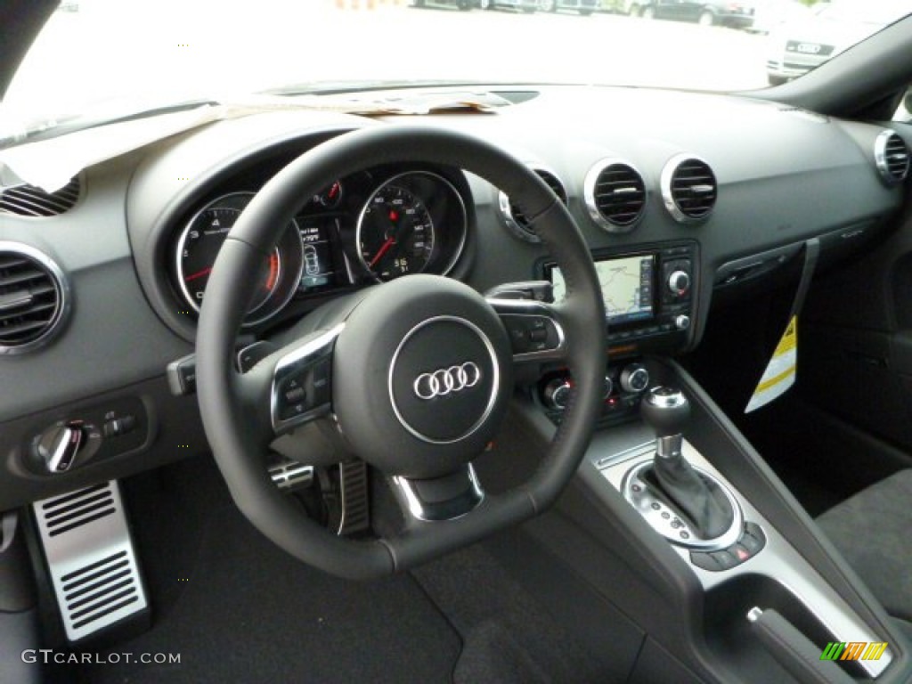 2014 Audi TT 2.0T quattro Coupe Black Dashboard Photo #83047215